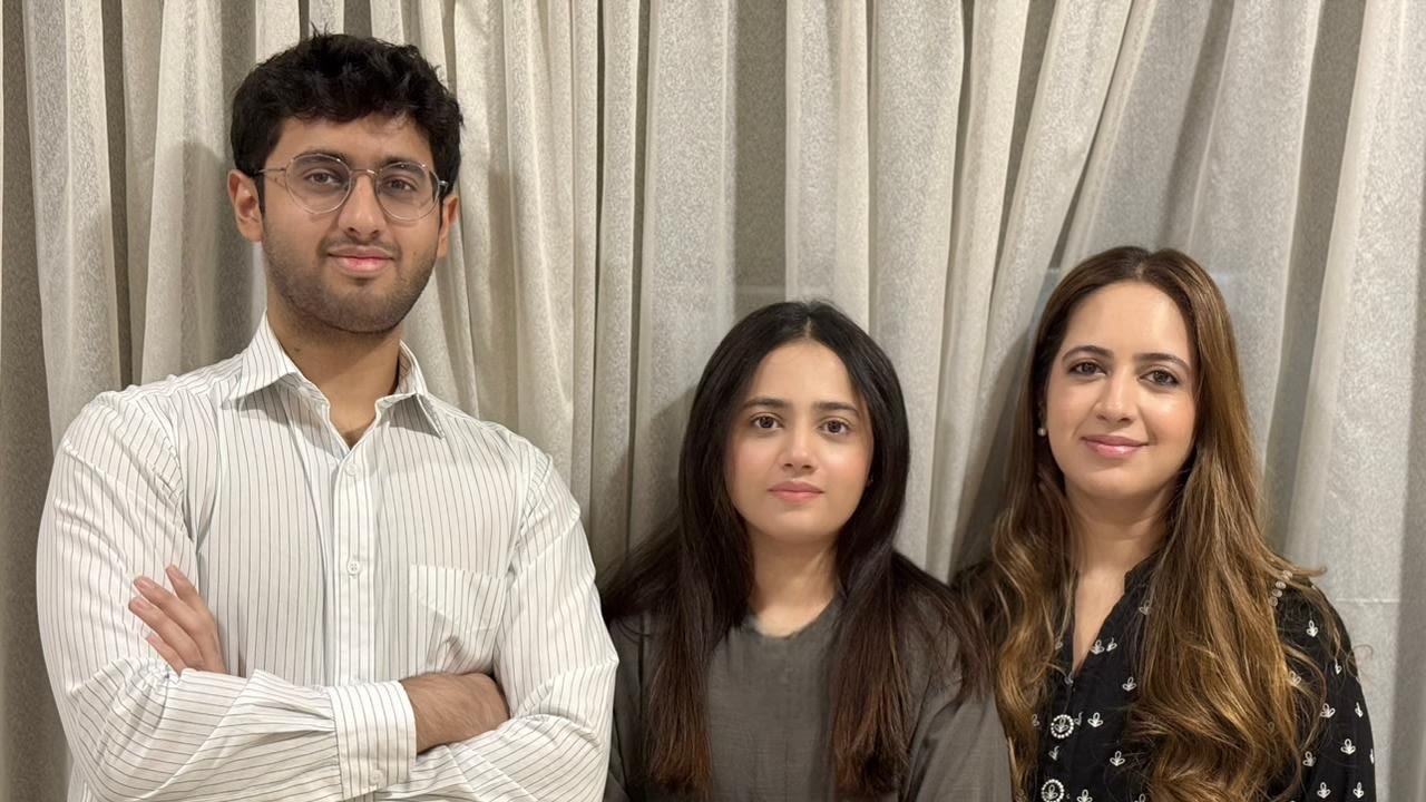 Daniyal, Hareem and Maryam Rajput