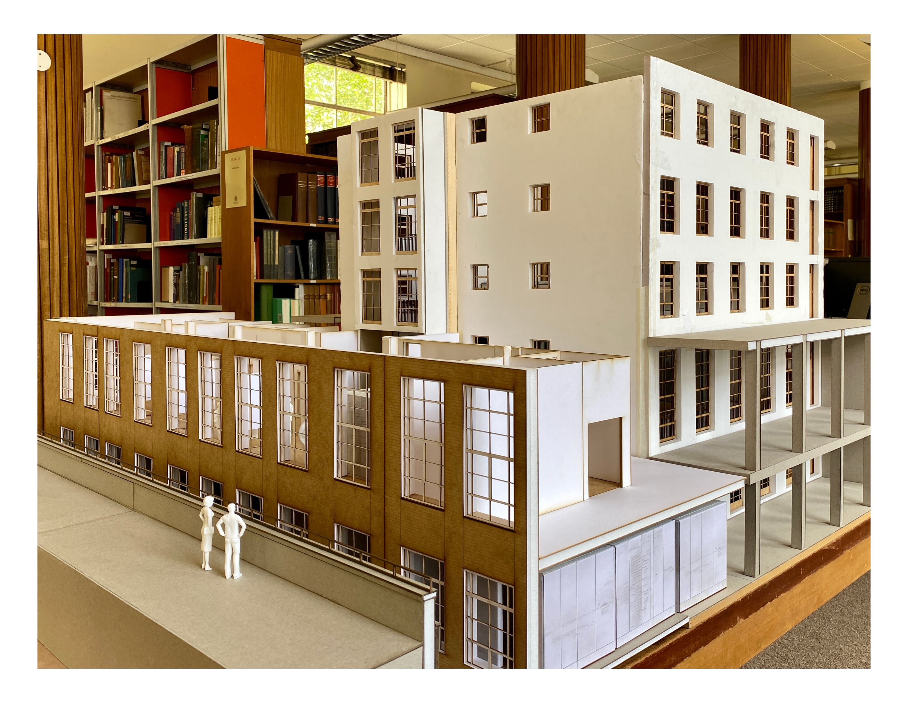 Model of the new Warburg Institute by architects Haworth Tompkins.