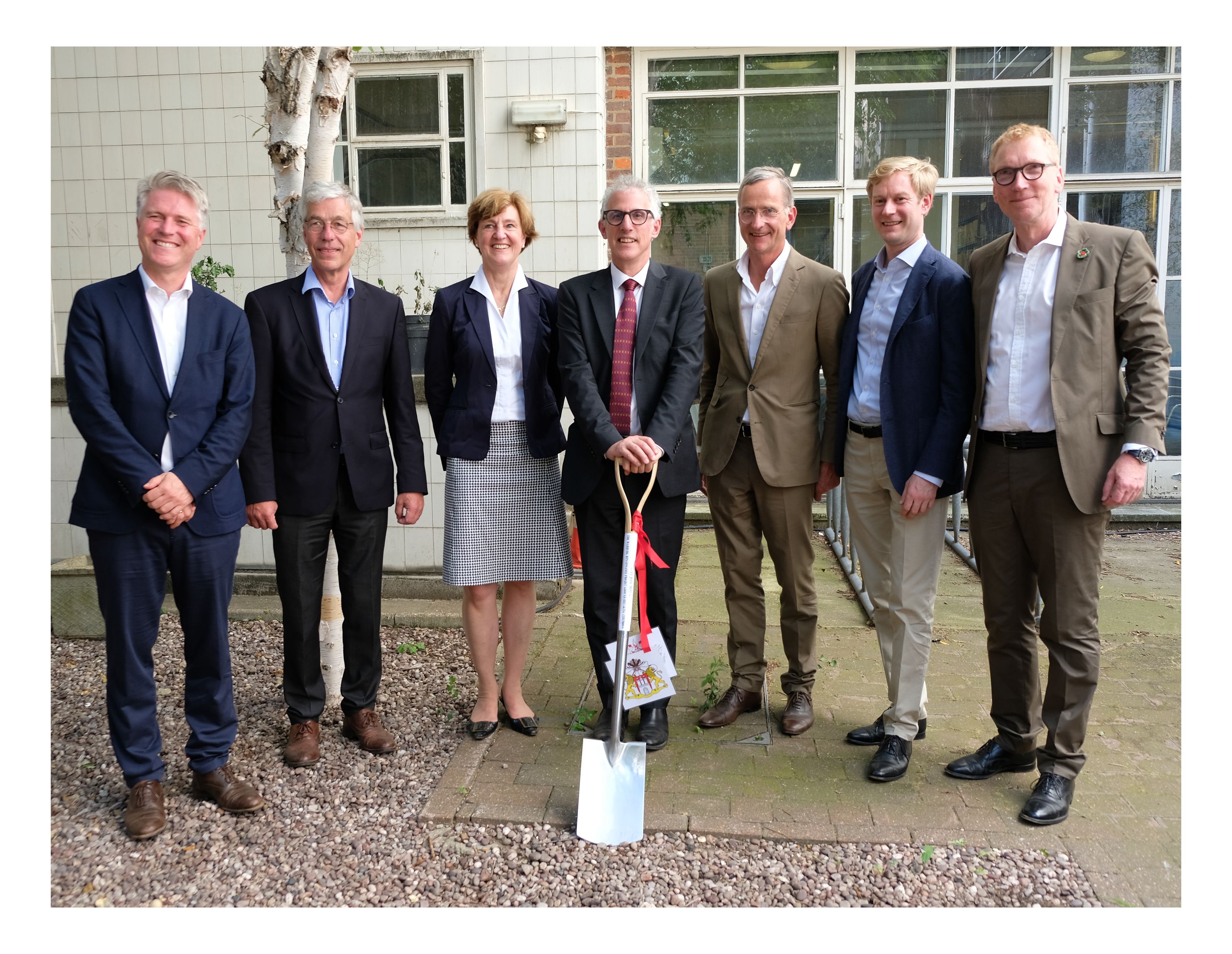 the Warburg Renaissance ground-breaking ceremony.