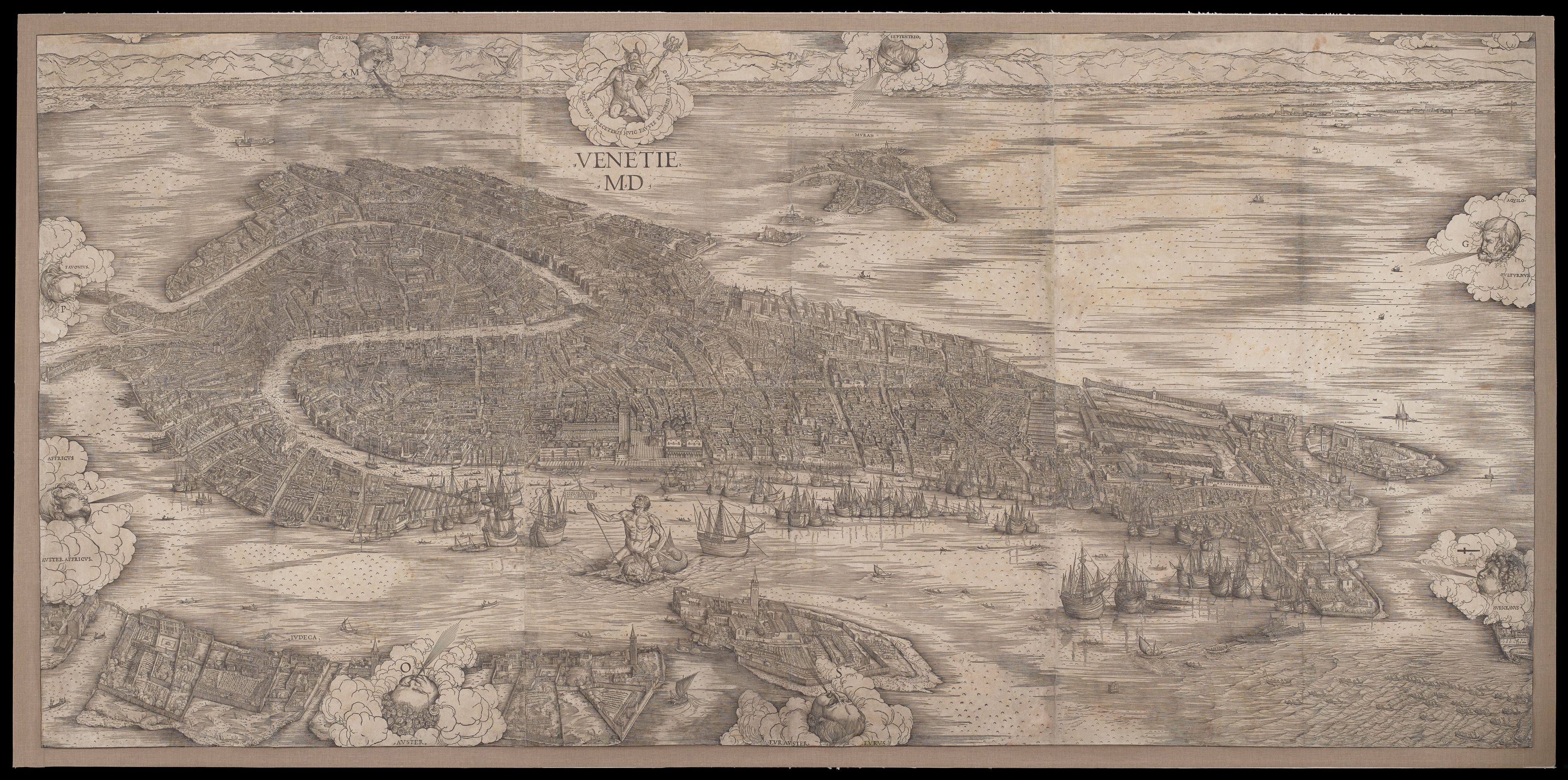 View of Venice, 1500 Jacopo de’ Barbari